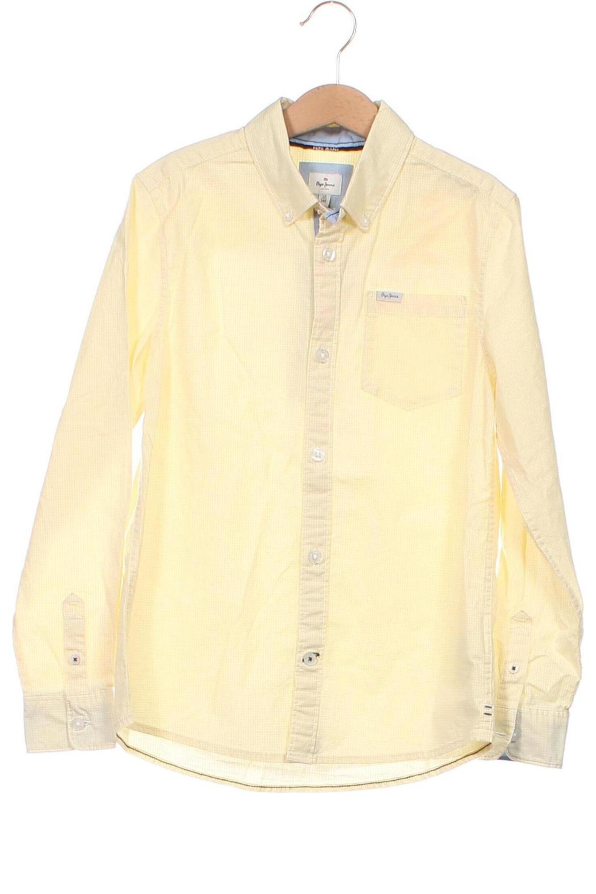 Kinderhemd Pepe Jeans, Größe 9-10y/ 140-146 cm, Farbe Gelb, Preis € 14,02