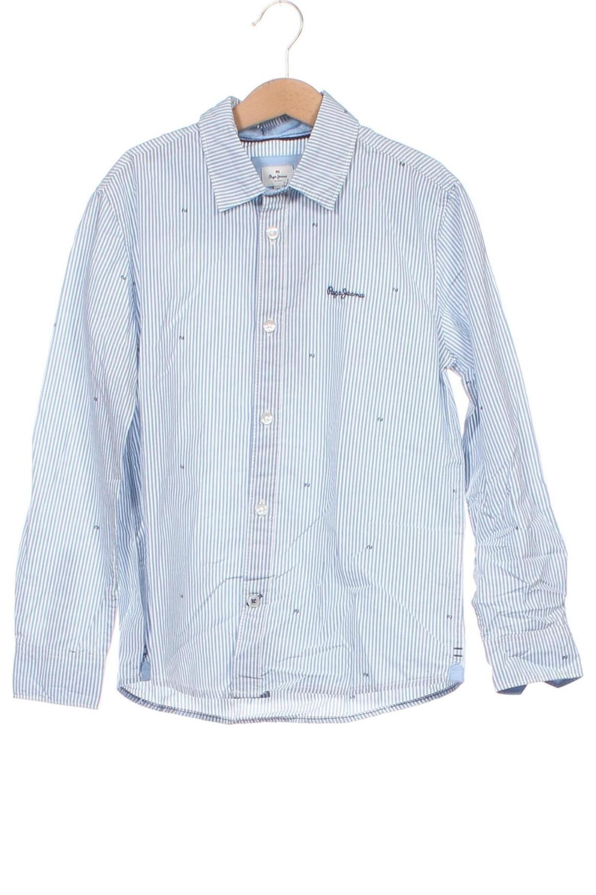 Παιδικό πουκάμισο Pepe Jeans, Μέγεθος 9-10y/ 140-146 εκ., Χρώμα Μπλέ, Τιμή 17,53 €