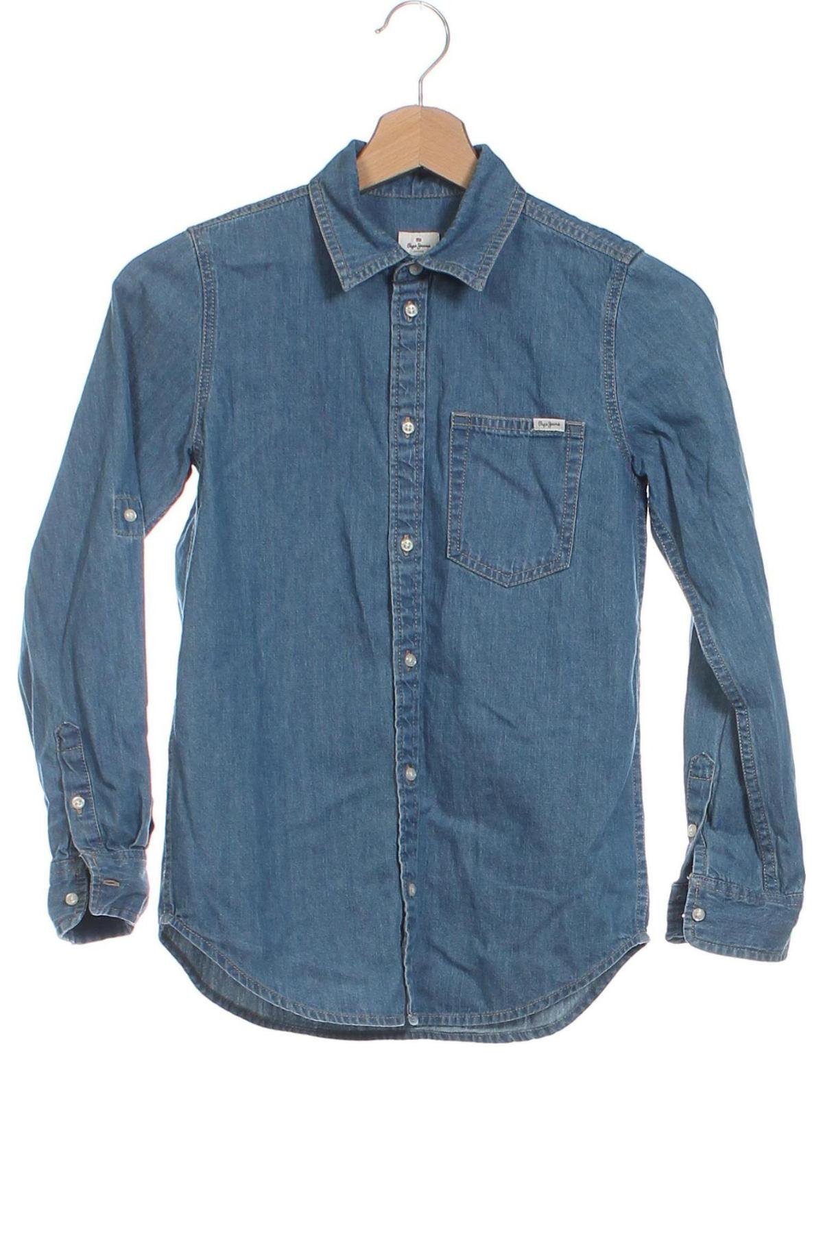 Kinderhemd Pepe Jeans, Größe 9-10y/ 140-146 cm, Farbe Blau, Preis 35,05 €
