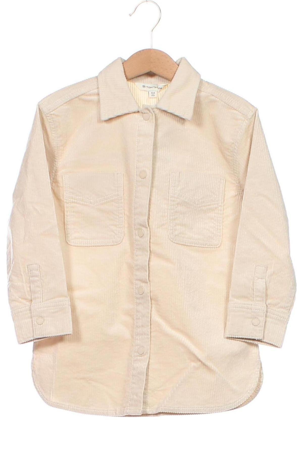 Детска риза Tom Tailor, Размер 3-4y/ 104-110 см, Цвят Екрю, Цена 51,00 лв.