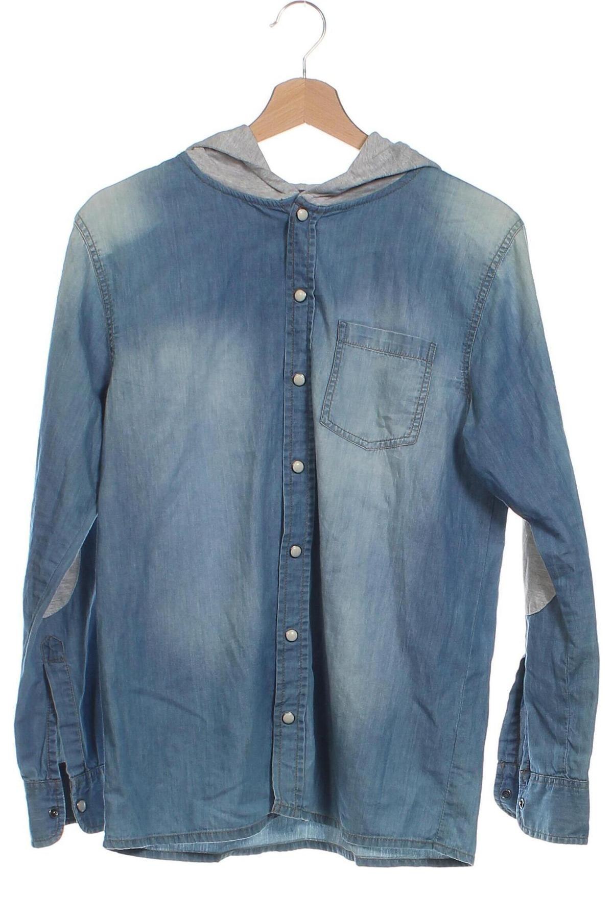 Kinderhemd Yigga, Größe 12-13y/ 158-164 cm, Farbe Blau, Preis 7,65 €