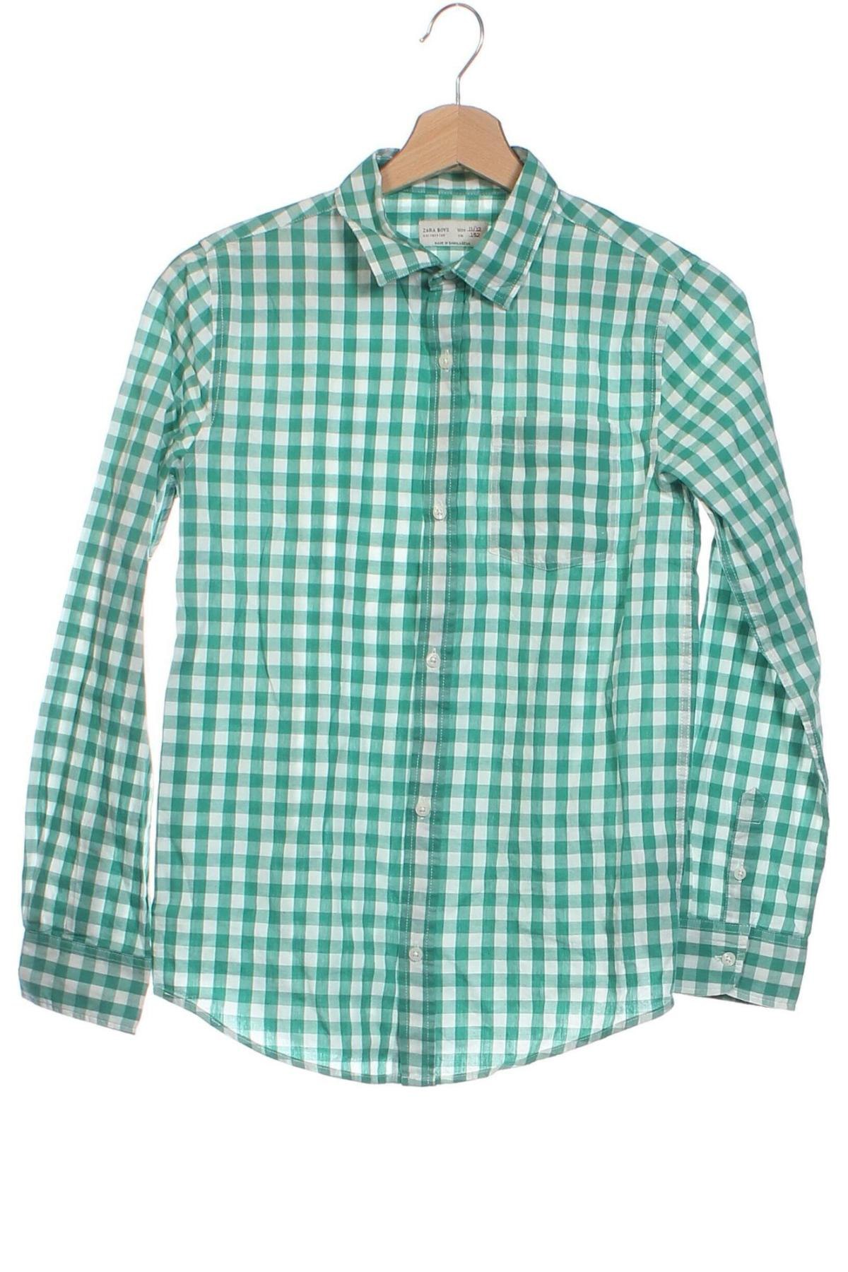 Kinderhemd Zara, Größe 11-12y/ 152-158 cm, Farbe Mehrfarbig, Preis € 4,09