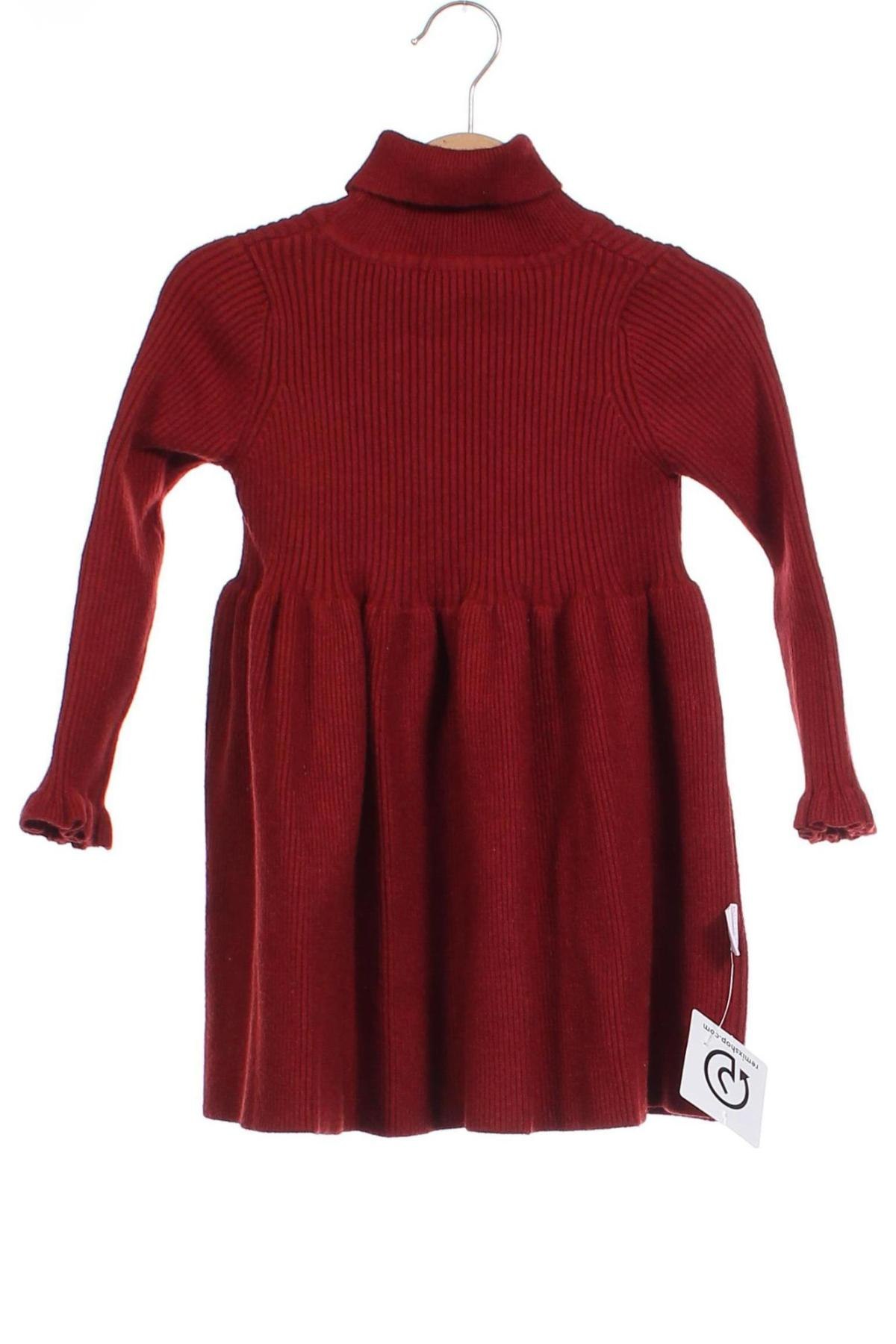 Детска рокля, Размер 2-3y/ 98-104 см, Цвят Червен, Цена 12,00 лв.