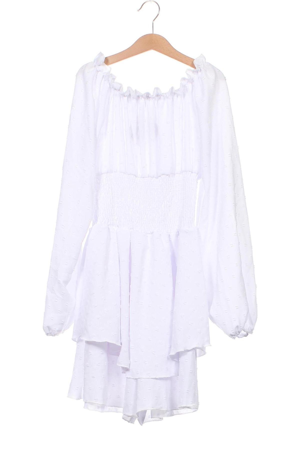Kinderkleid, Größe 7-8y/ 128-134 cm, Farbe Weiß, Preis € 13,55