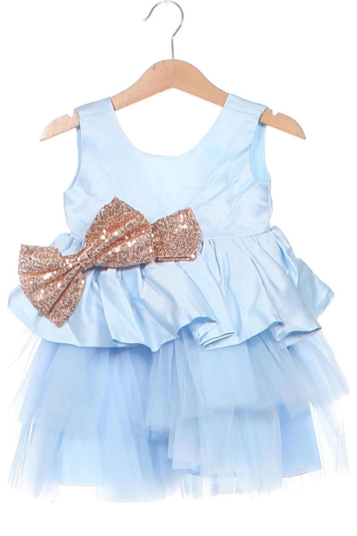 Детска рокля, Размер 12-18m/ 80-86 см, Цвят Син, Цена 37,95 лв.