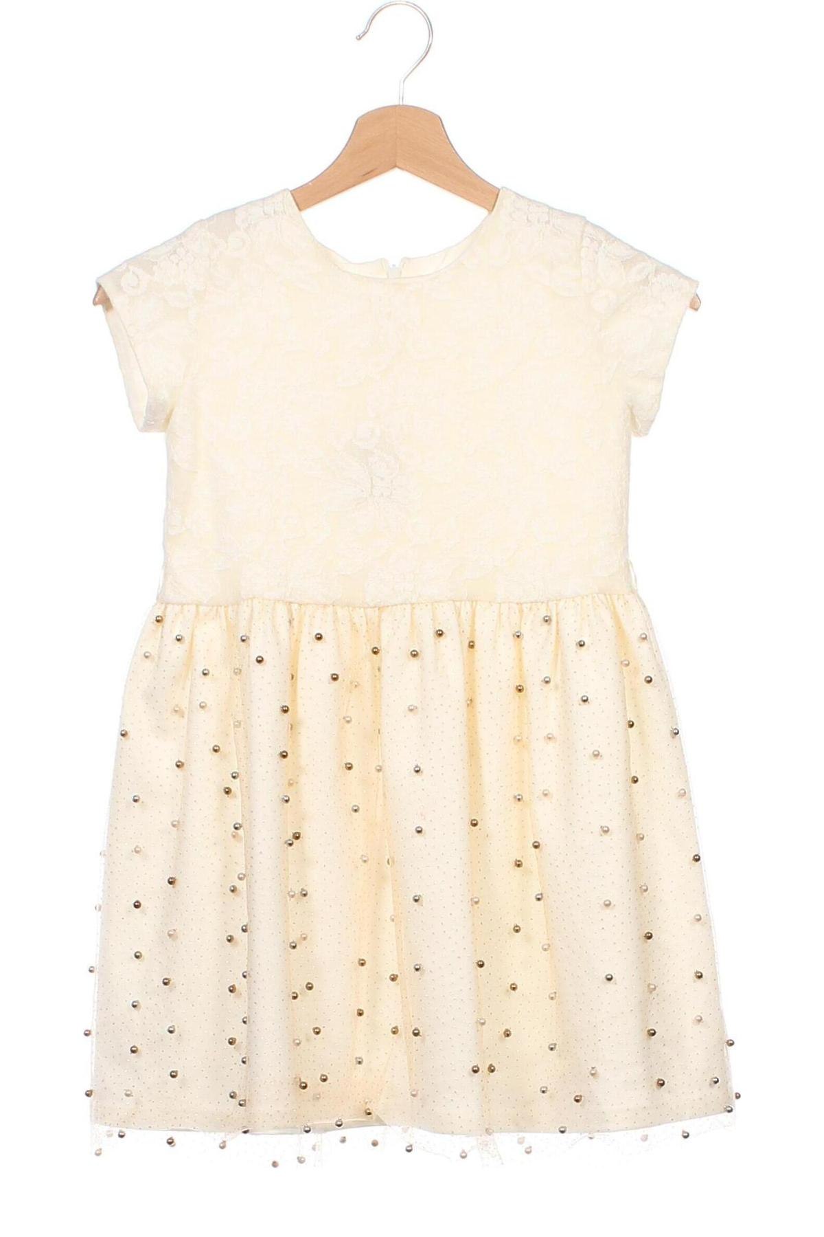 Παιδικό φόρεμα, Μέγεθος 7-8y/ 128-134 εκ., Χρώμα Εκρού, Τιμή 17,19 €