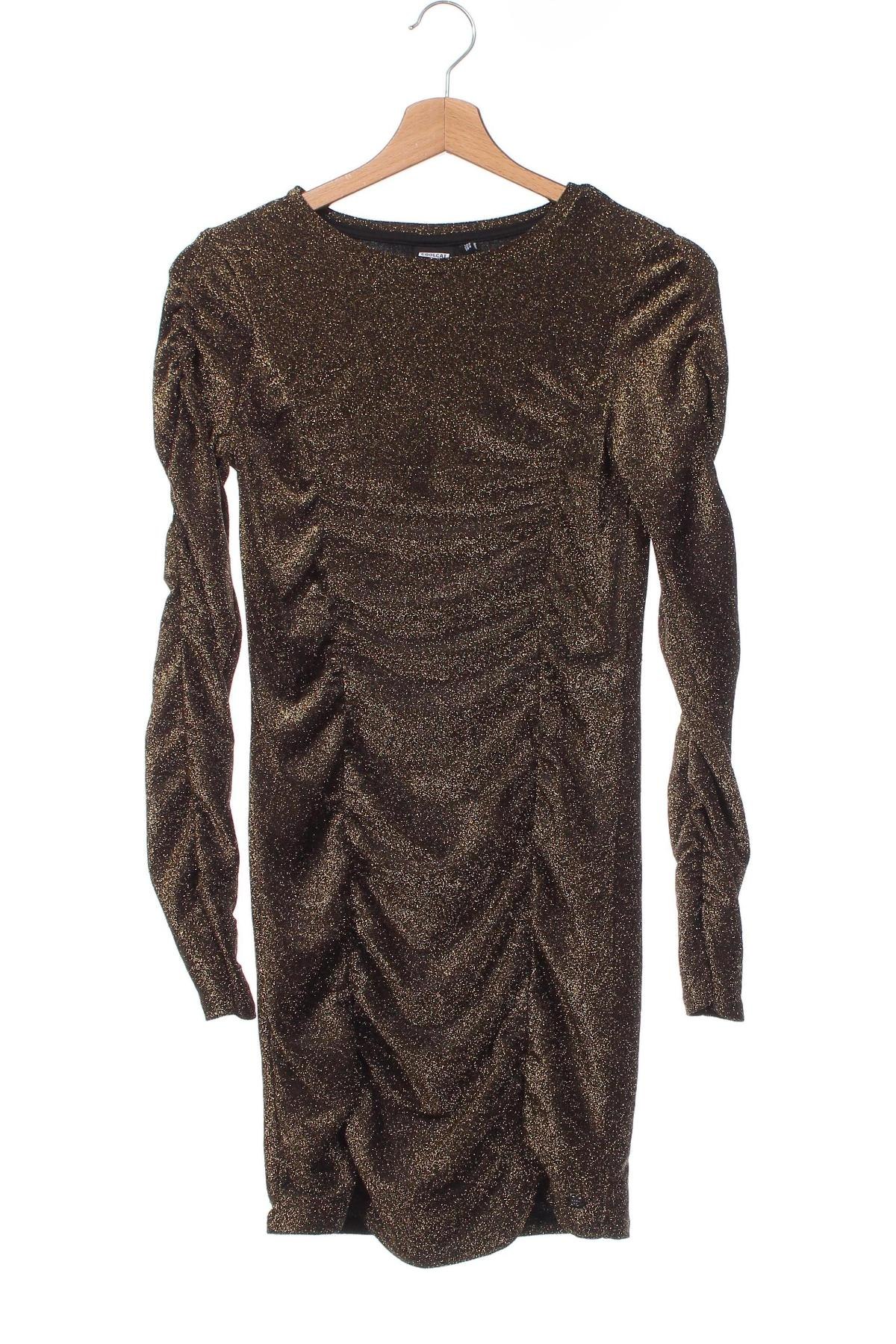 Παιδικό φόρεμα CoolCat, Μέγεθος 12-13y/ 158-164 εκ., Χρώμα Χρυσαφί, Τιμή 7,86 €
