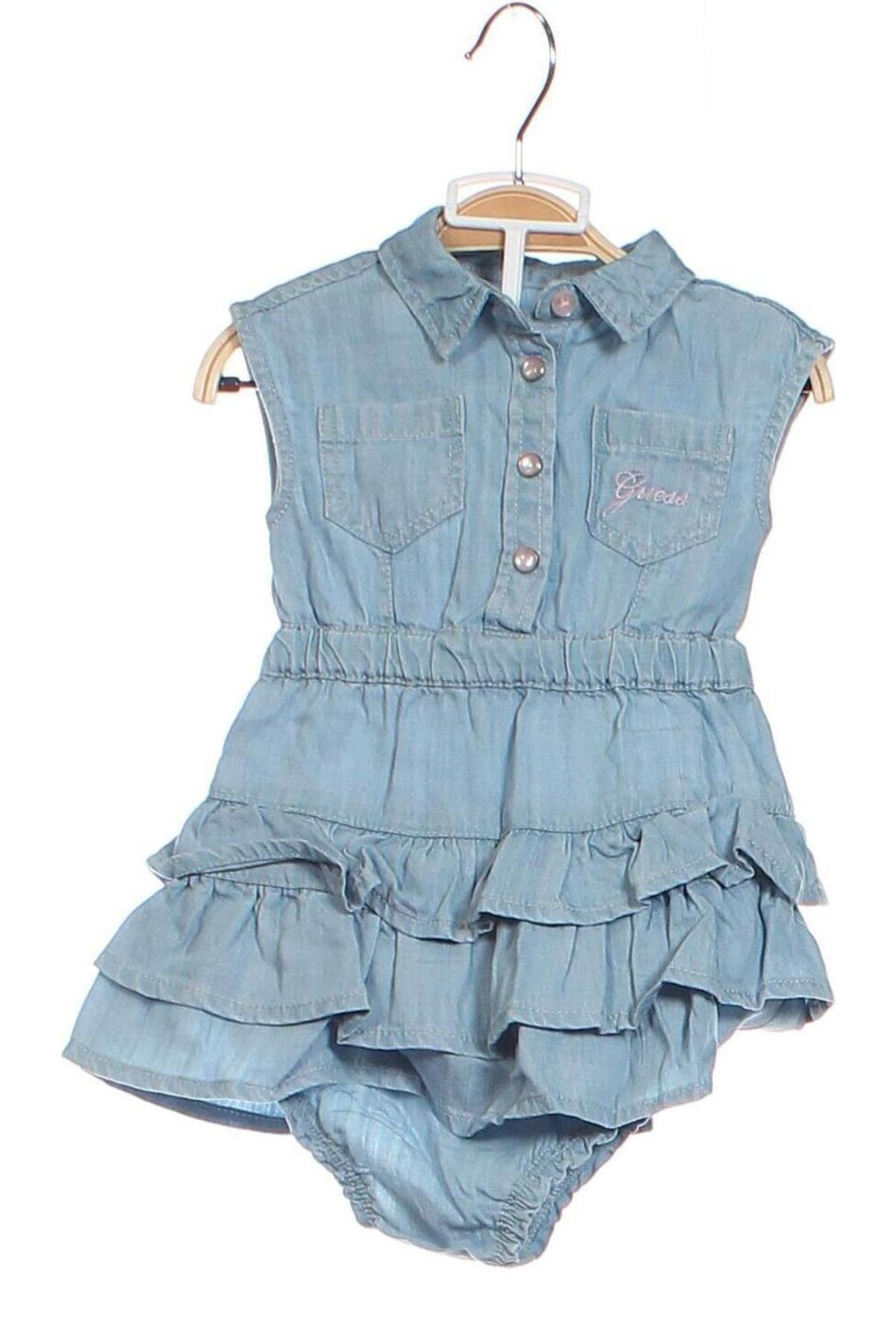 Kinderkleid Guess, Größe 3-6m/ 62-68 cm, Farbe Blau, Preis 38,40 €