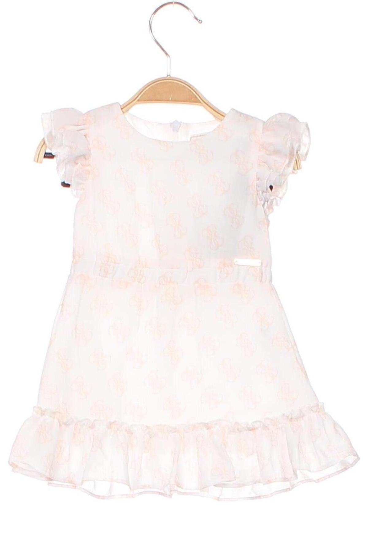 Детска рокля Guess, Размер 3-6m/ 62-68 см, Цвят Бял, Цена 74,50 лв.