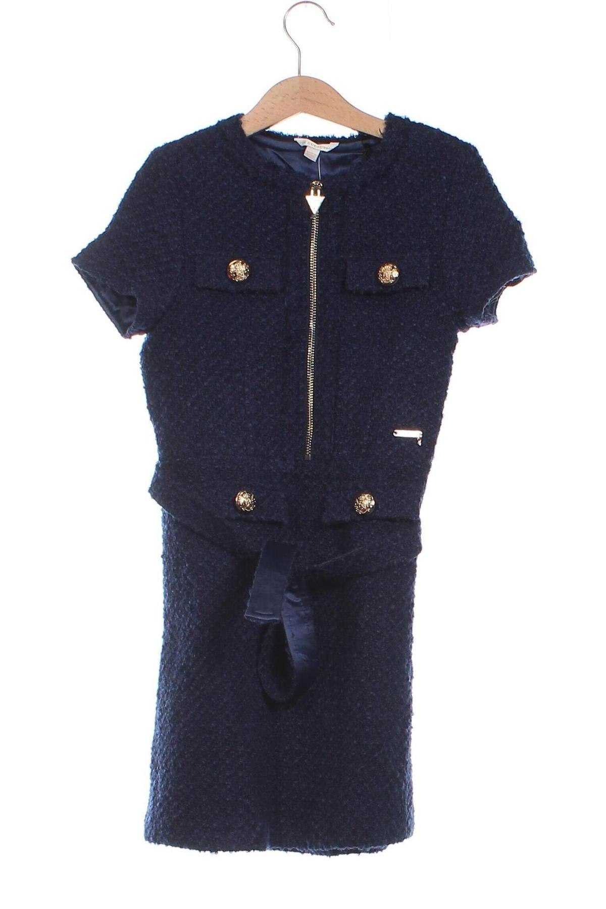 Rochie pentru copii Guess, Mărime 7-8y/ 128-134 cm, Culoare Albastru, Preț 392,11 Lei