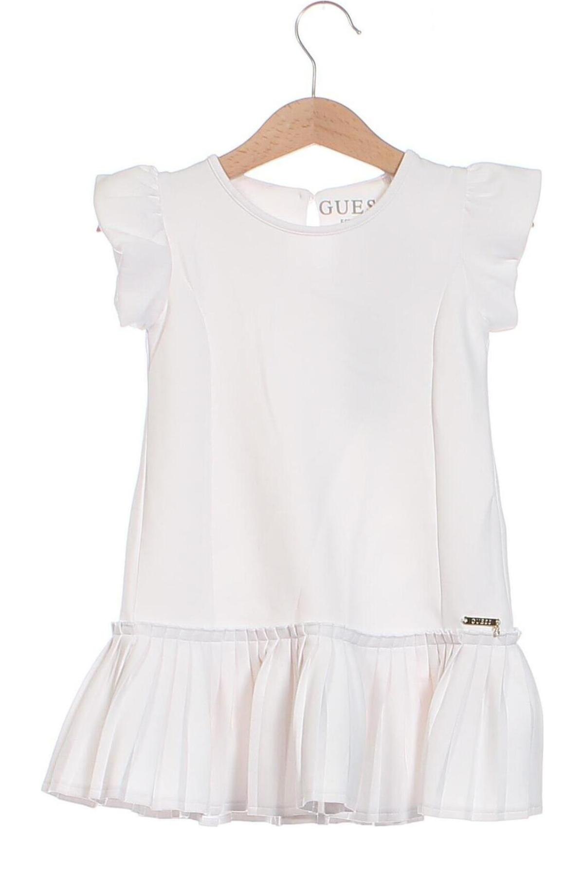 Dziecięca sukienka Guess, Rozmiar 18-24m/ 86-98 cm, Kolor Biały, Cena 397,15 zł