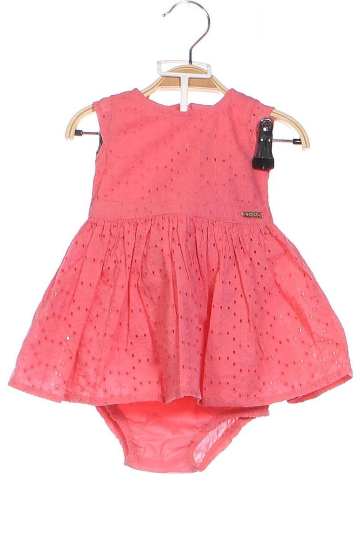 Kinderkleid Guess, Größe 3-6m/ 62-68 cm, Farbe Rosa, Preis 38,40 €