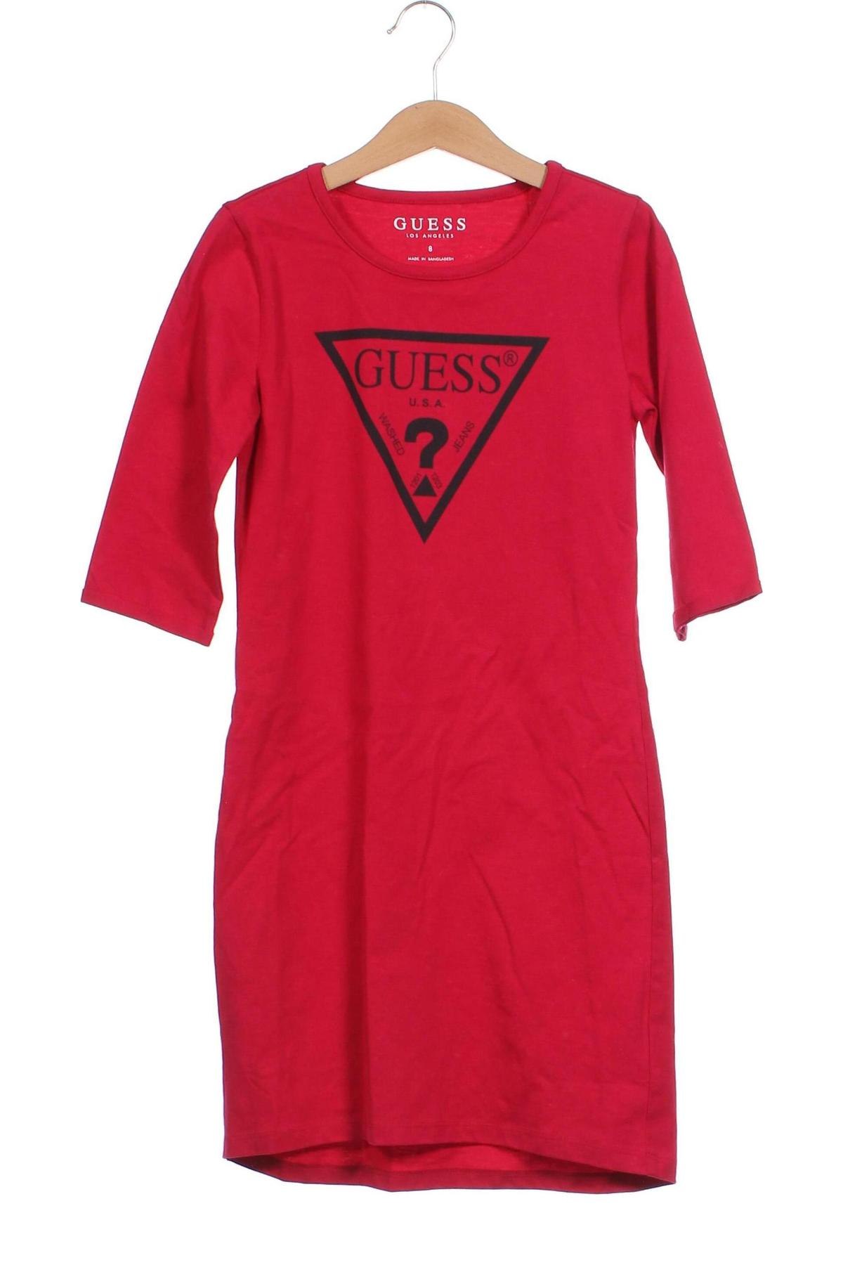 Dětské šaty  Guess, Velikost 7-8y/ 128-134 cm, Barva Růžová, Cena  2 159,00 Kč