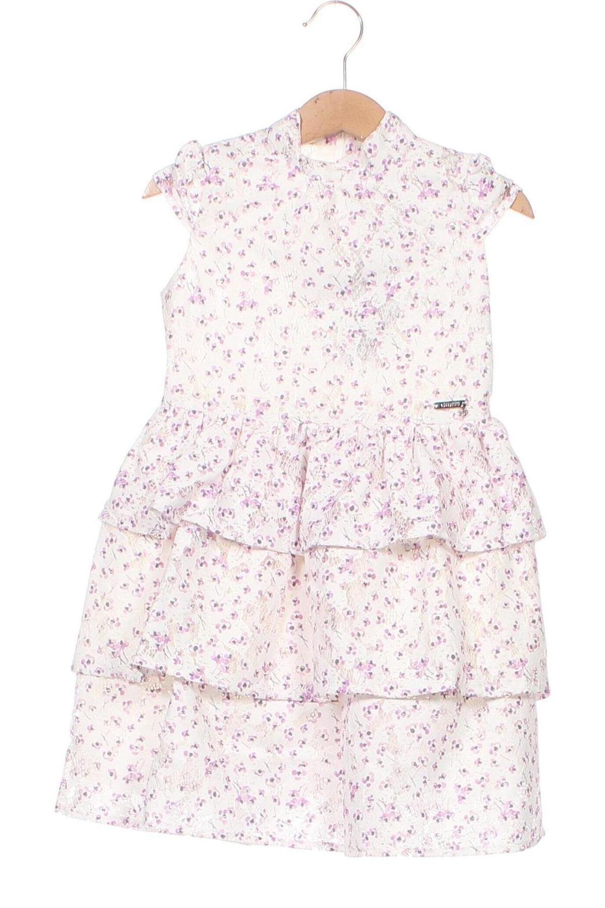 Детска рокля Guess, Размер 3-4y/ 104-110 см, Цвят Бял, Цена 149,00 лв.