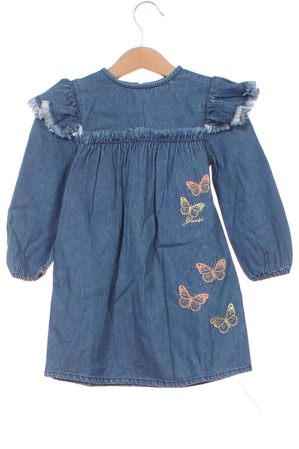 Kinderkleid Guess, Größe 2-3y/ 98-104 cm, Farbe Blau, Preis € 76,80