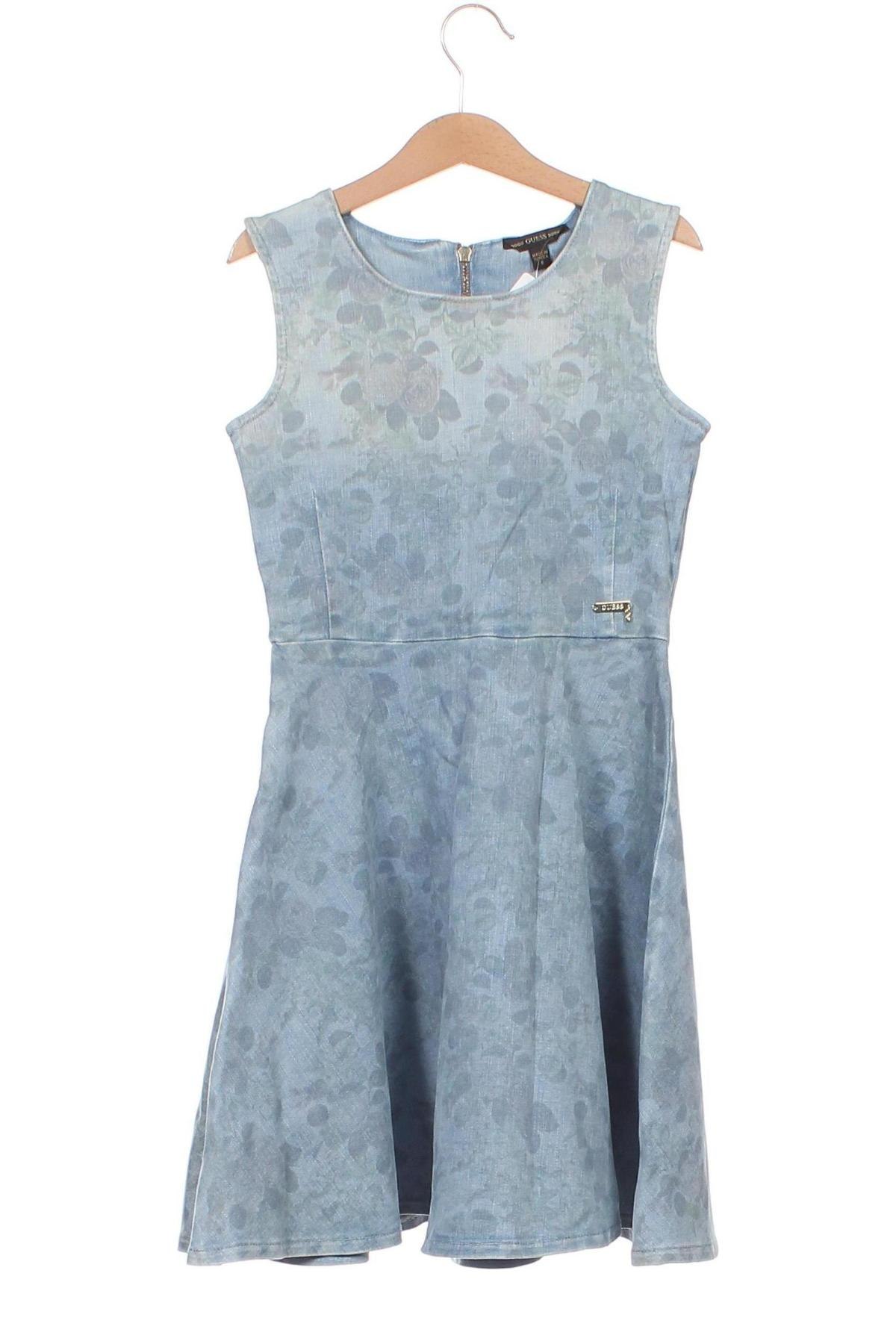 Παιδικό φόρεμα Guess, Μέγεθος 7-8y/ 128-134 εκ., Χρώμα Μπλέ, Τιμή 42,24 €