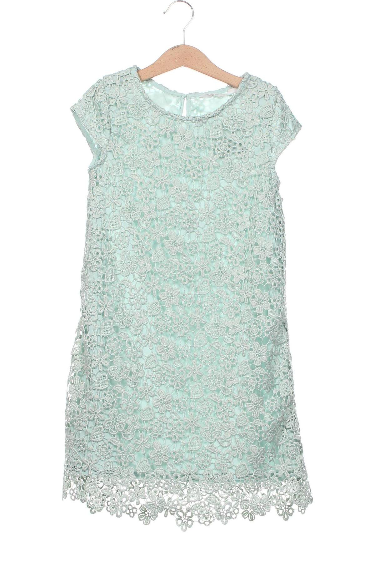 Kinderkleid H&M, Größe 7-8y/ 128-134 cm, Farbe Grün, Preis € 13,30