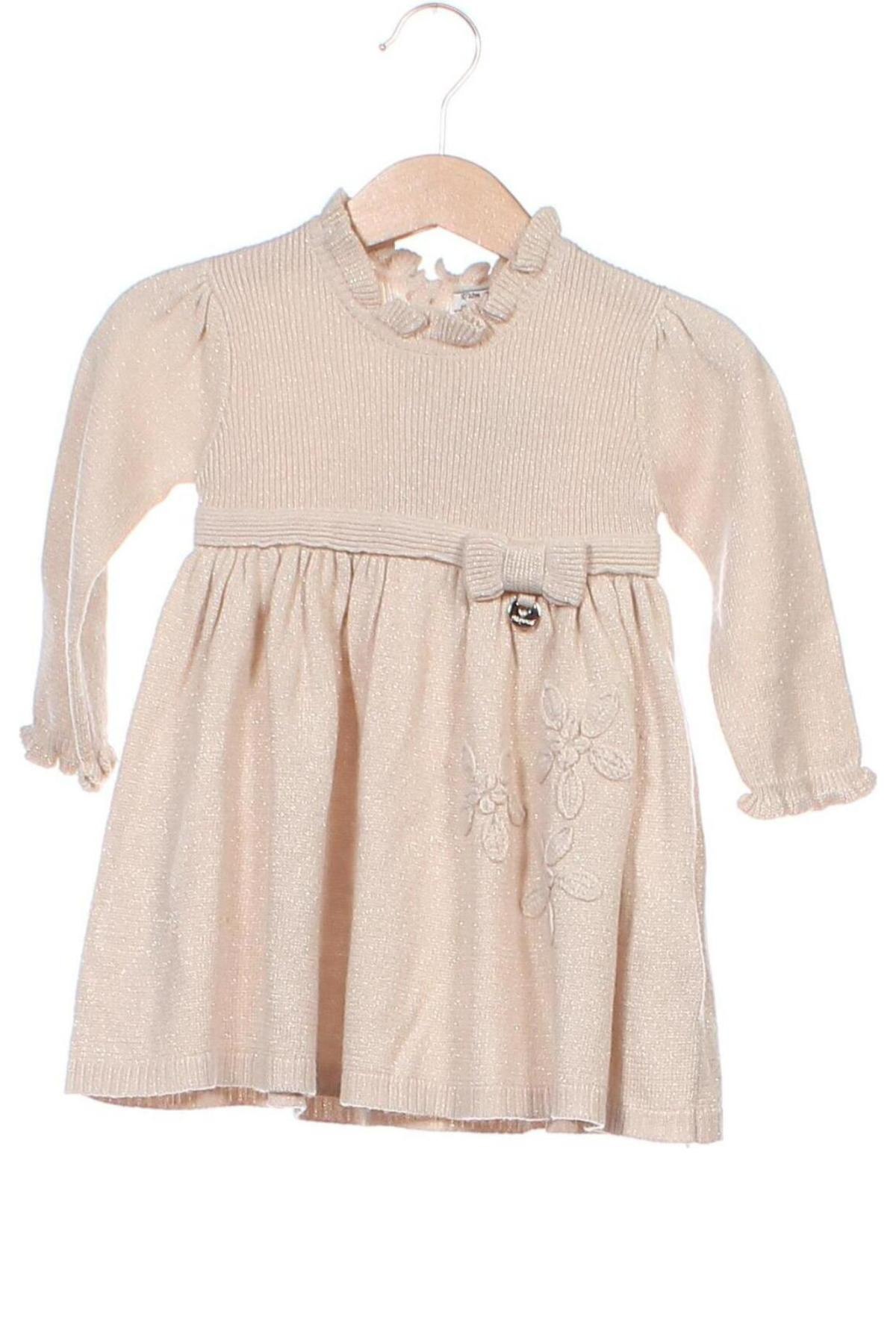 Kinderkleid Mayoral, Größe 9-12m/ 74-80 cm, Farbe Beige, Preis € 15,00