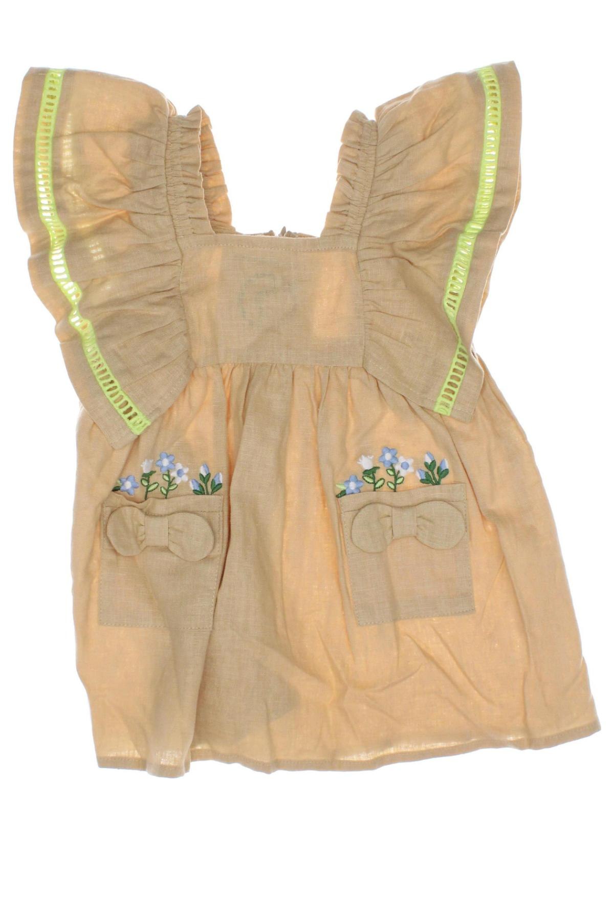 Dziecięca sukienka Original Marines, Rozmiar 6-9m/ 68-74 cm, Kolor Beżowy, Cena 43,18 zł
