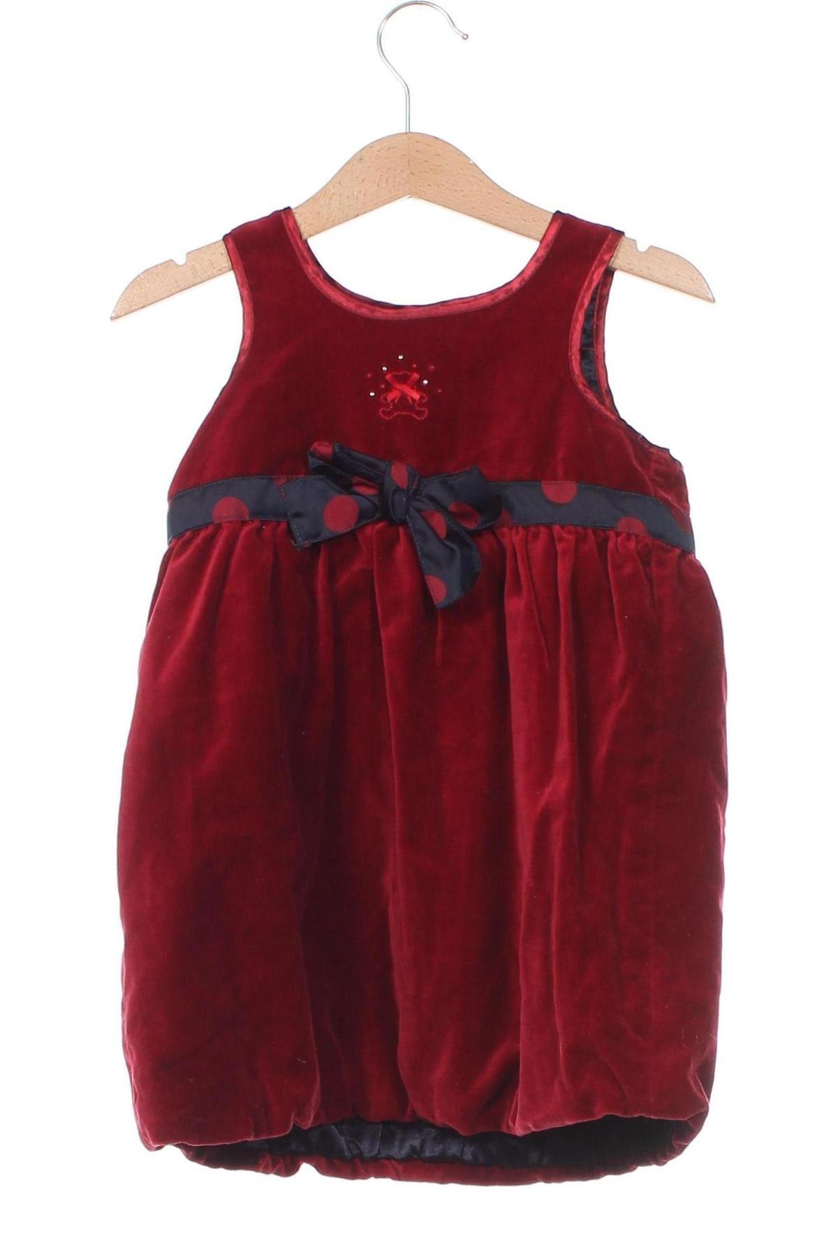 Kinderkleid Sergent Major, Größe 12-18m/ 80-86 cm, Farbe Rot, Preis 6,60 €