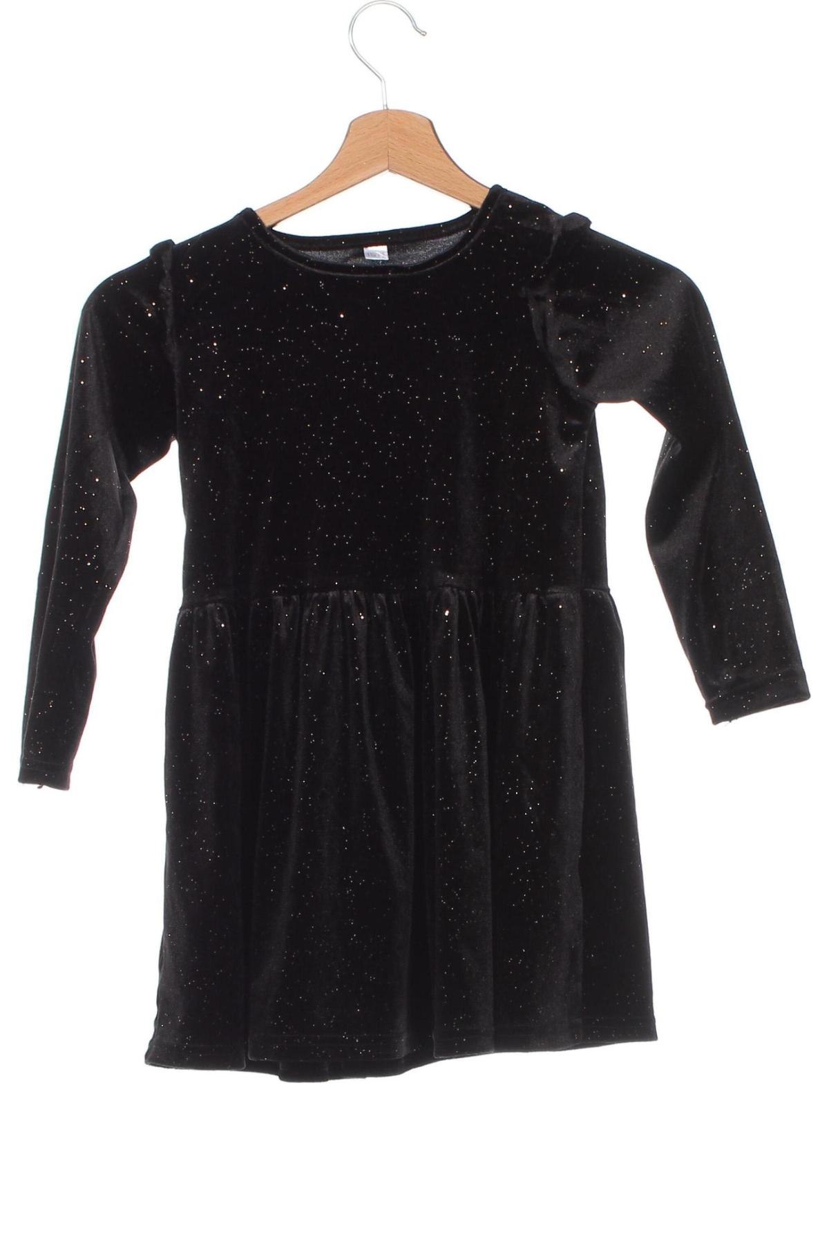 Kinderkleid Zeeman, Größe 4-5y/ 110-116 cm, Farbe Schwarz, Preis 5,16 €
