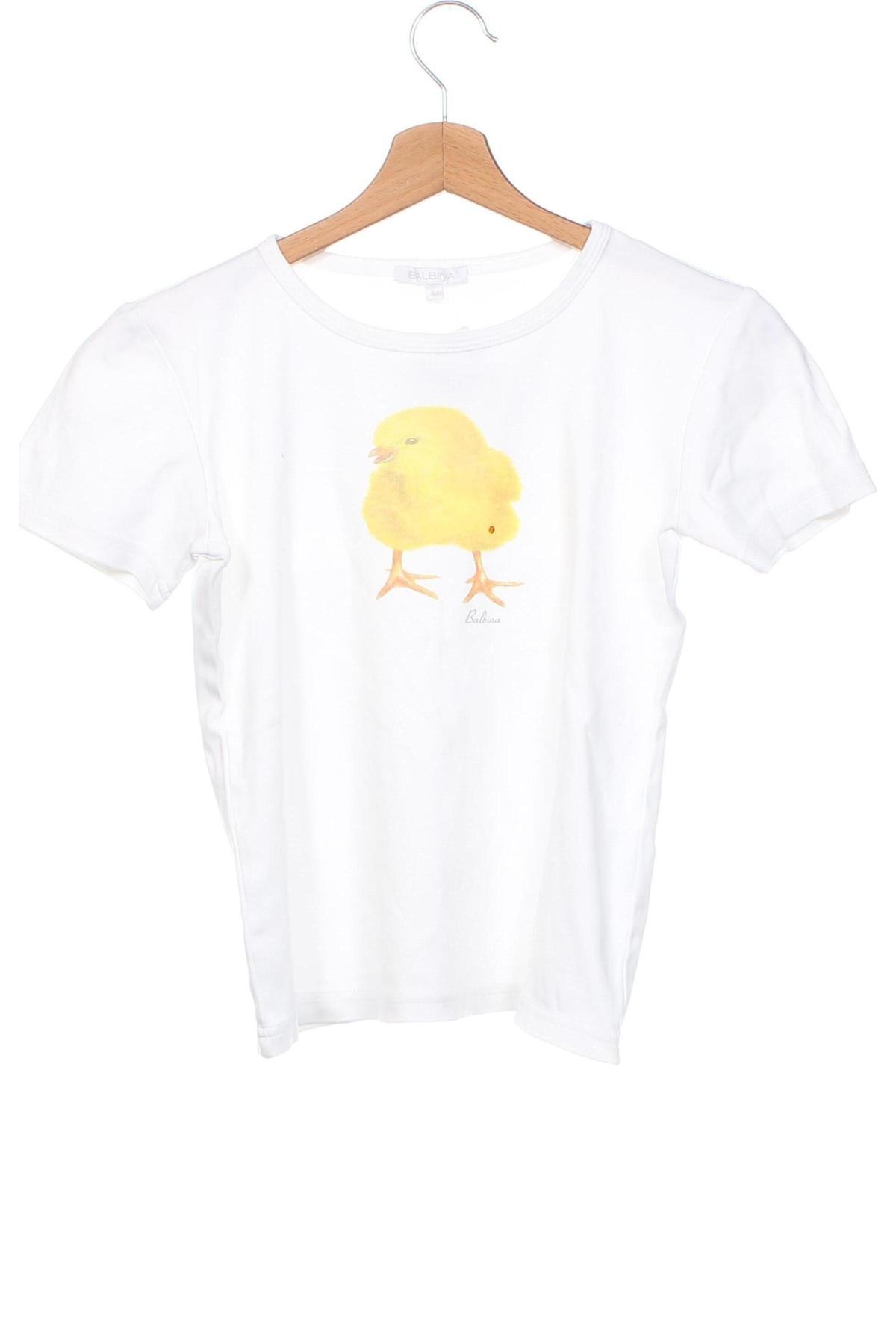 Детска тениска, Размер 12-13y/ 158-164 см, Цвят Бял, Цена 11,73 лв.