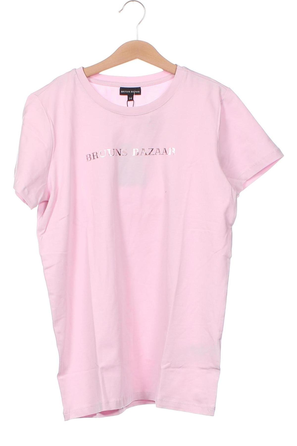 Kinder T-Shirt Bruuns Bazaar, Größe 13-14y/ 164-168 cm, Farbe Rosa, Preis 26,29 €