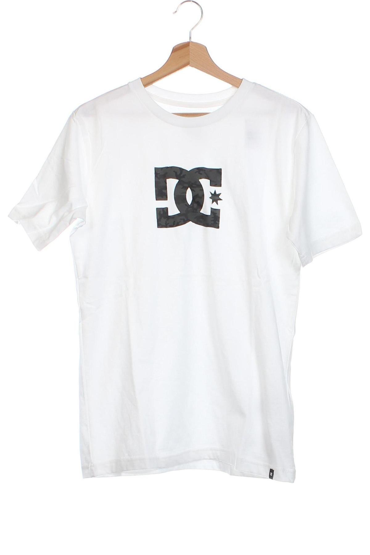 Kinder T-Shirt DC Shoes, Größe 15-18y/ 170-176 cm, Farbe Weiß, Preis 7,99 €