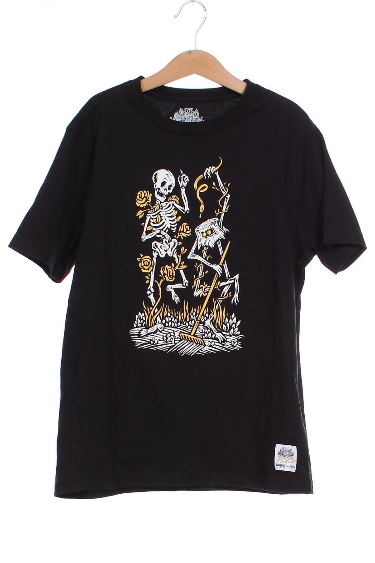 Kinder T-Shirt Element, Größe 11-12y/ 152-158 cm, Farbe Schwarz, Preis € 8,25