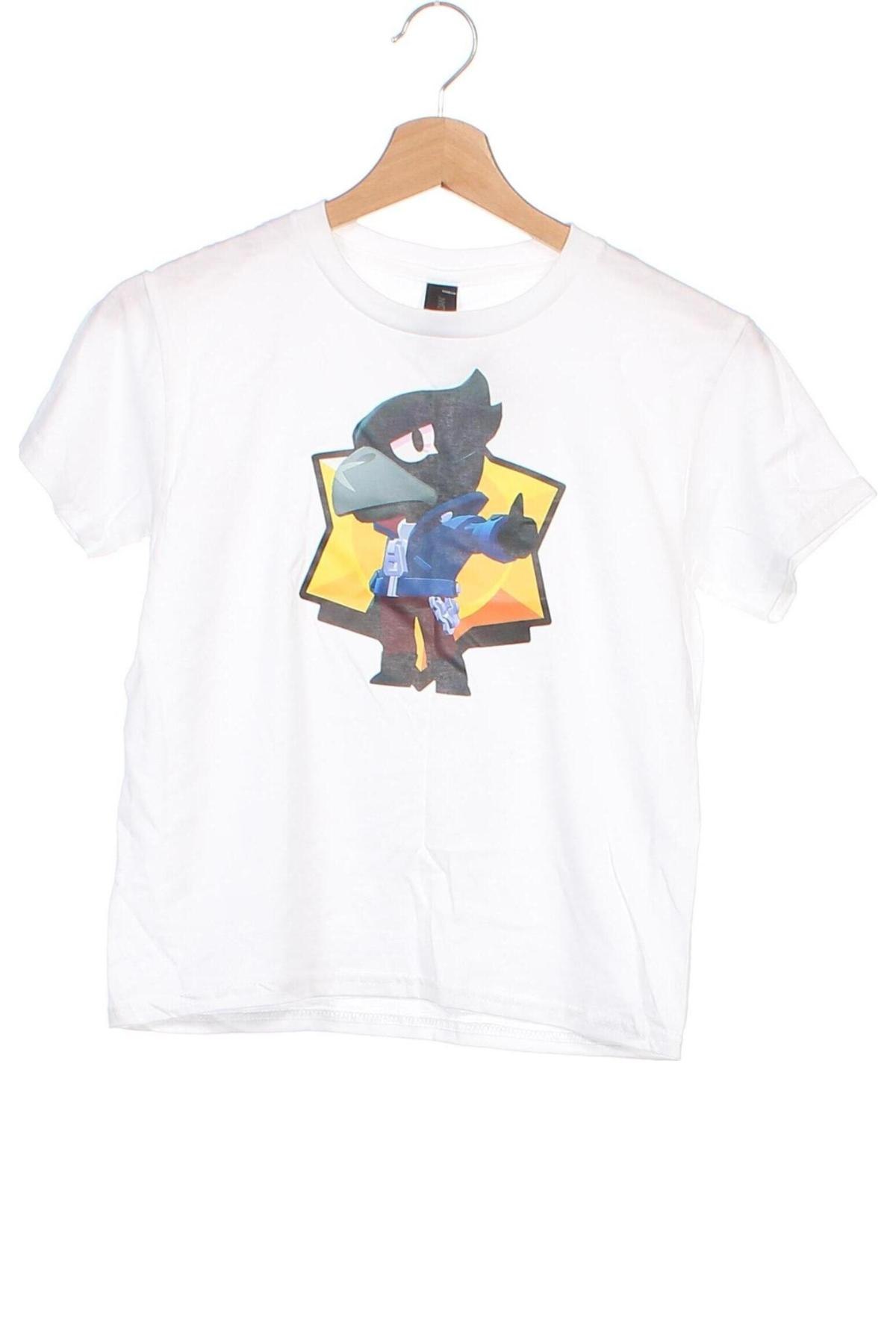 Kinder T-Shirt Gildan, Größe 6-7y/ 122-128 cm, Farbe Weiß, Preis 6,14 €