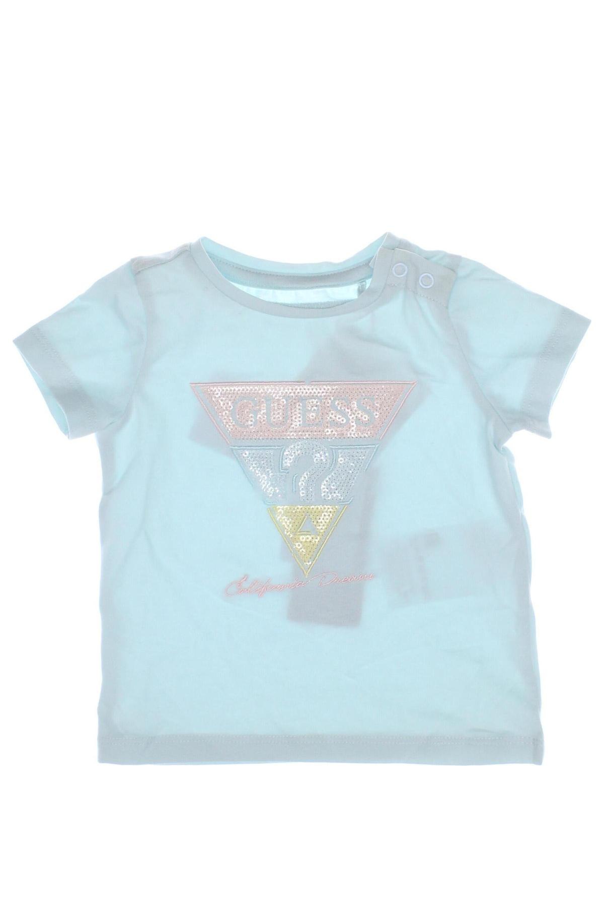 Detské tričko Guess, Veľkosť 3-6m/ 62-68 cm, Farba Modrá, Cena  23,71 €