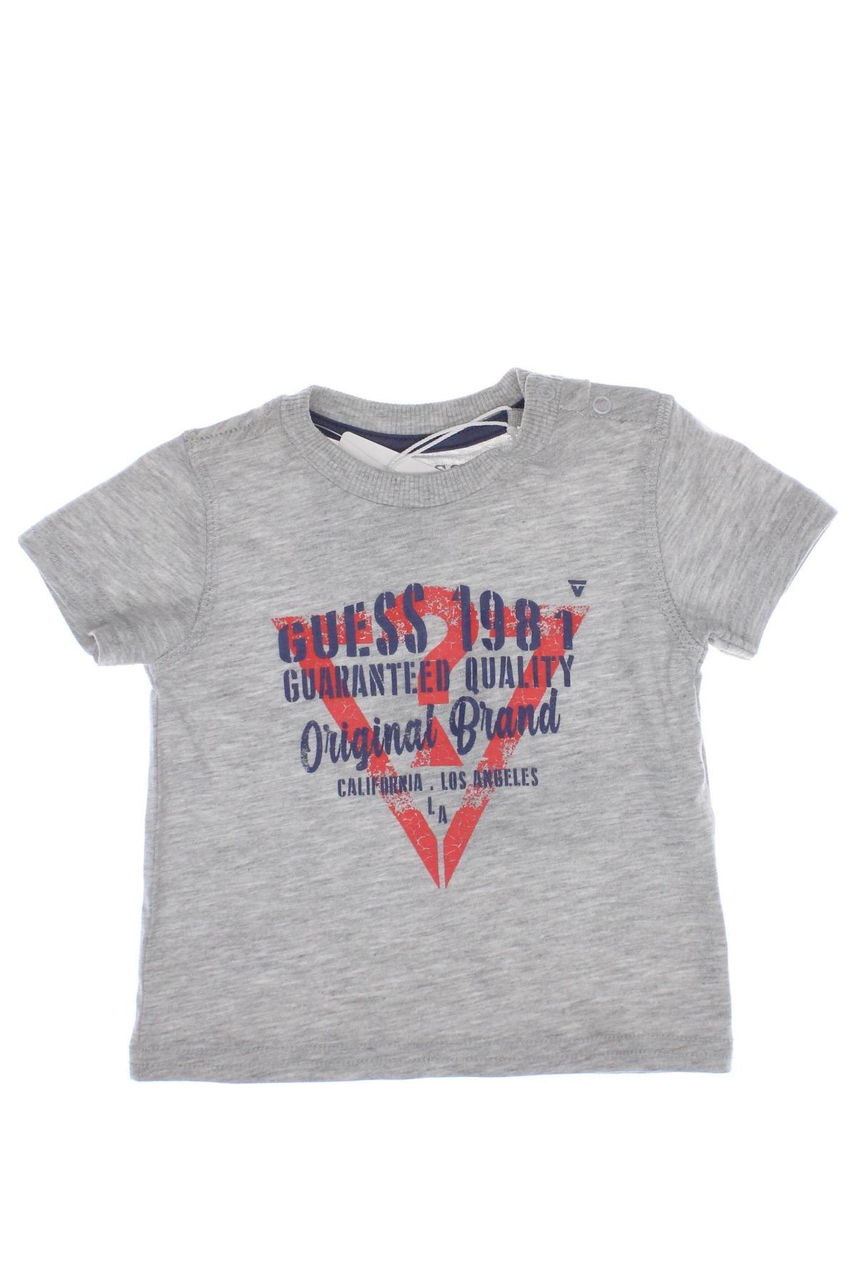 Tricou pentru copii Guess, Mărime 3-6m/ 62-68 cm, Culoare Gri, Preț 121,05 Lei
