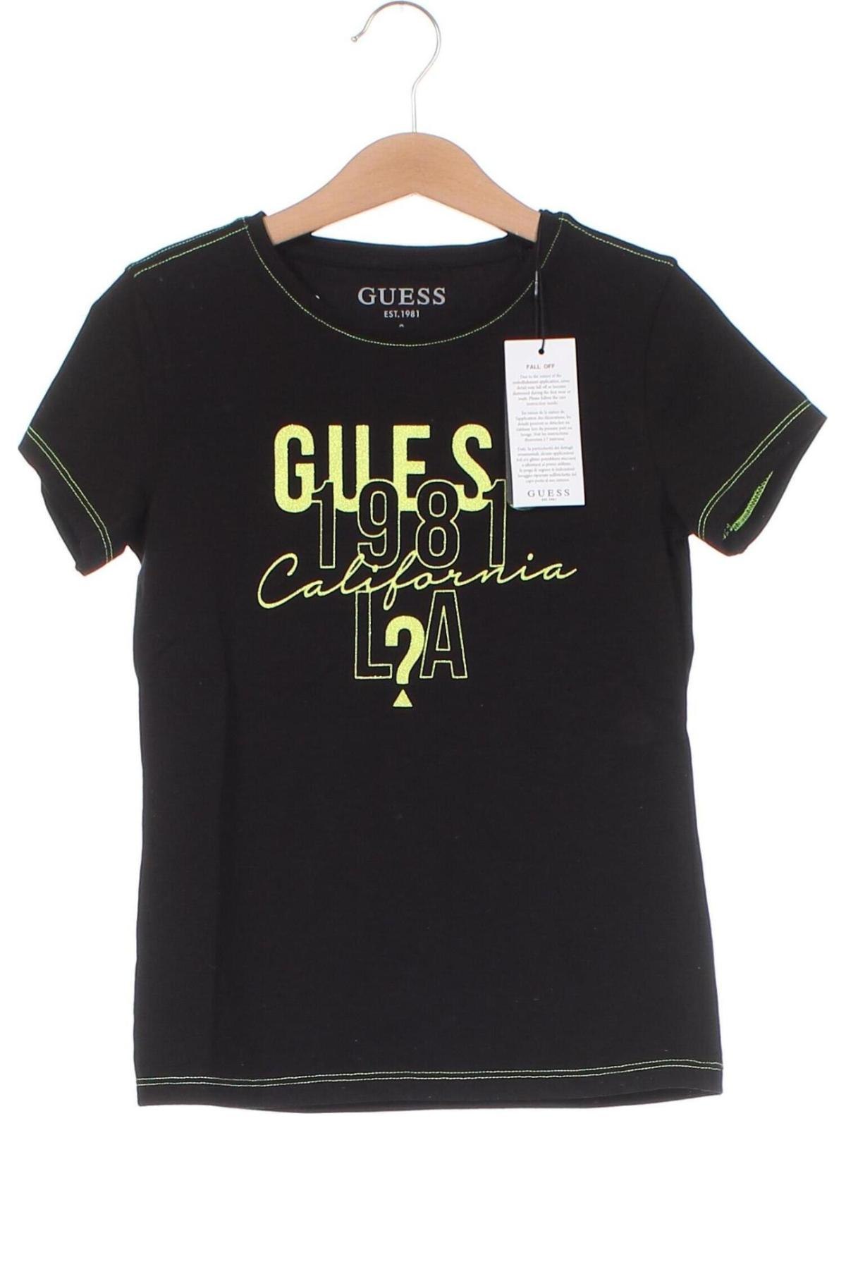 Detské tričko Guess, Veľkosť 8-9y/ 134-140 cm, Farba Čierna, Cena  23,71 €