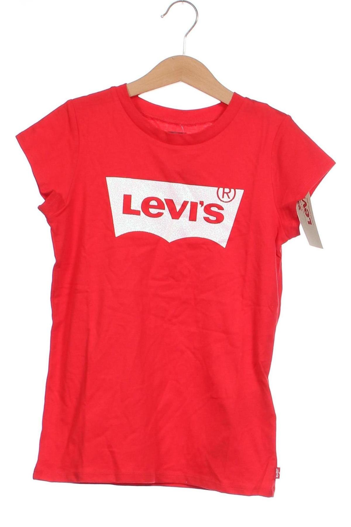 Tricou pentru copii Levi's, Mărime 7-8y/ 128-134 cm, Culoare Roșu, Preț 75,16 Lei
