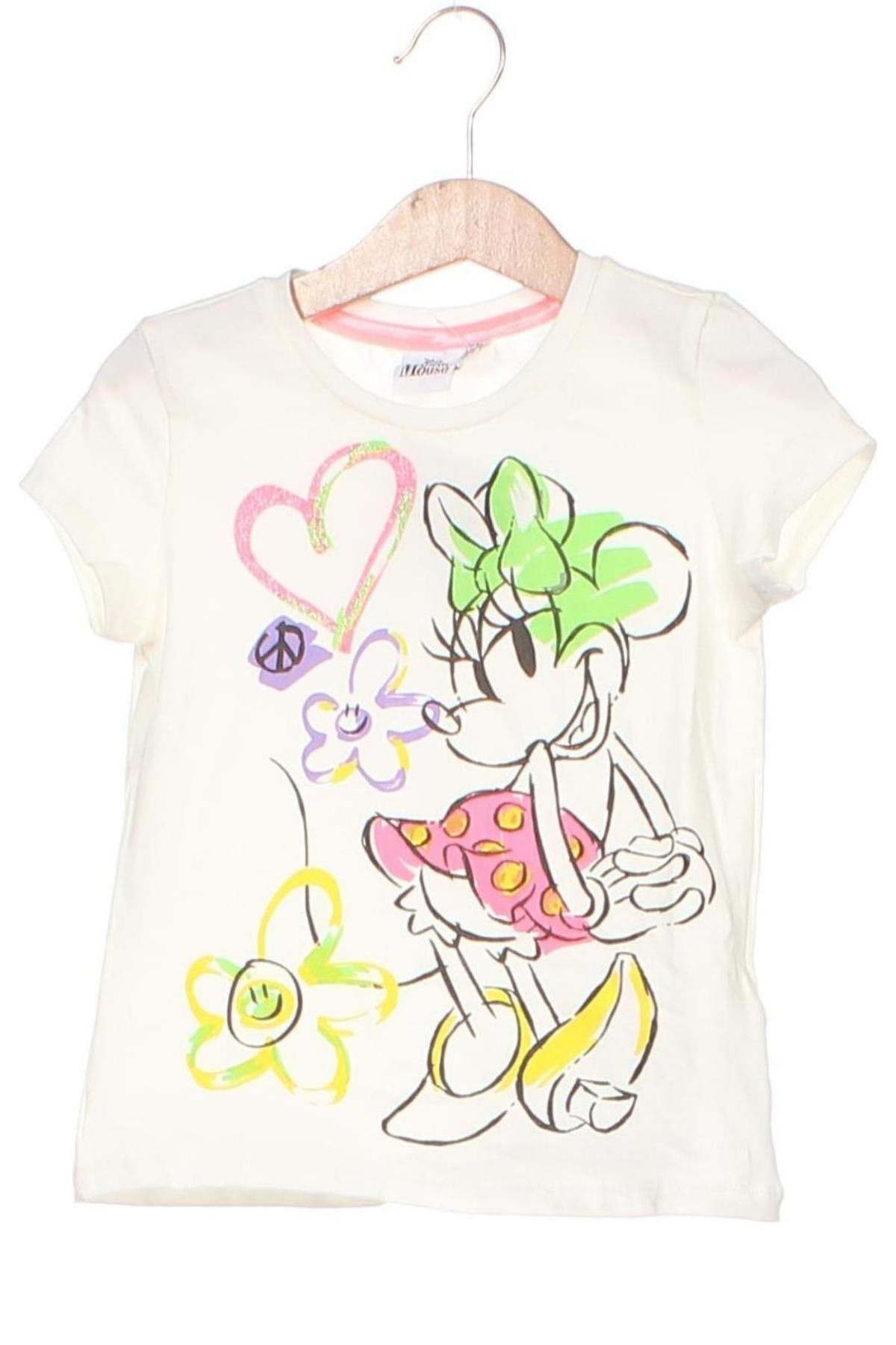 Gyerek póló Minnie Mouse, Méret 3-4y / 104-110 cm, Szín Fehér, Ár 6 977 Ft