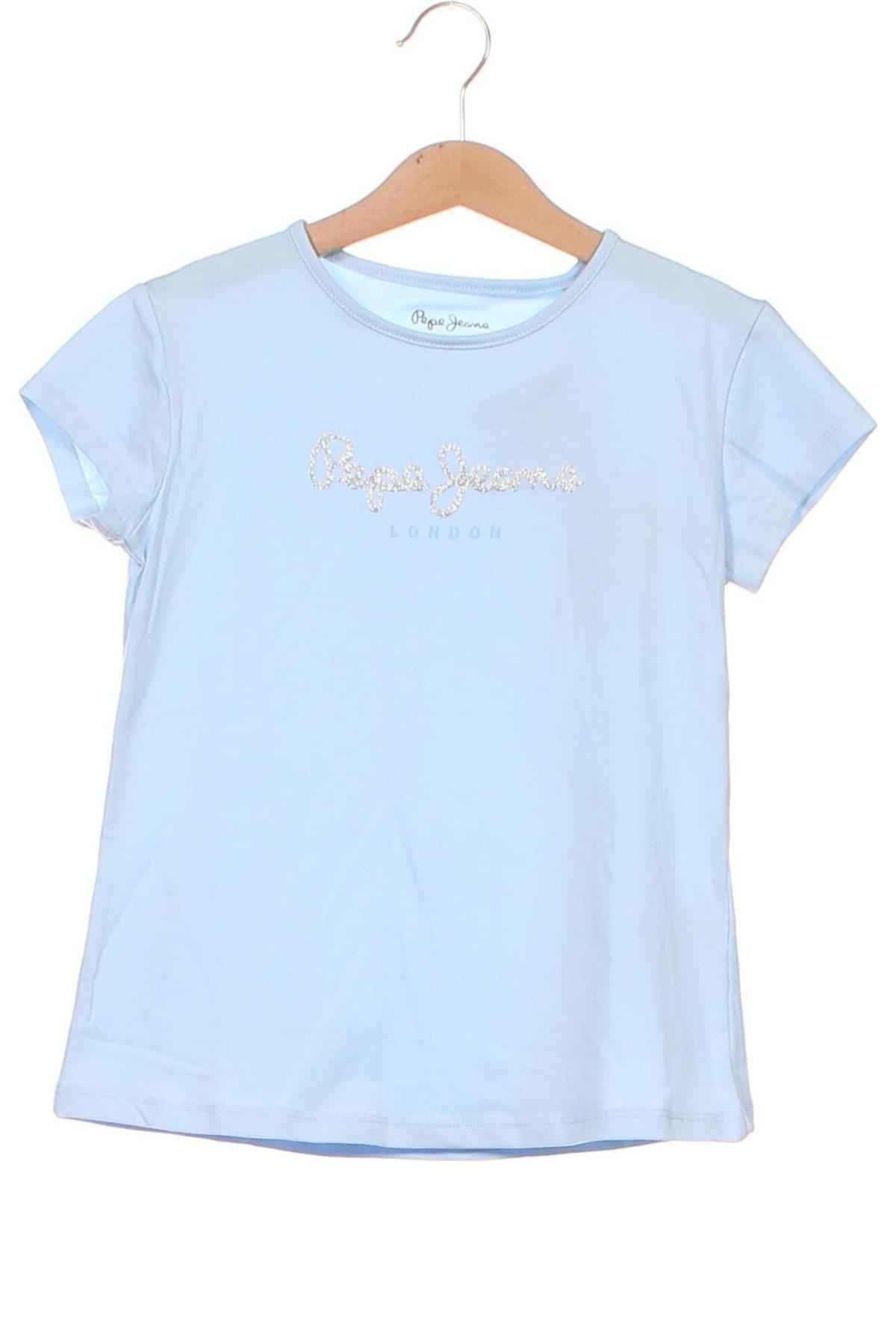 Tricou pentru copii Pepe Jeans, Mărime 9-10y/ 140-146 cm, Culoare Albastru, Preț 134,21 Lei