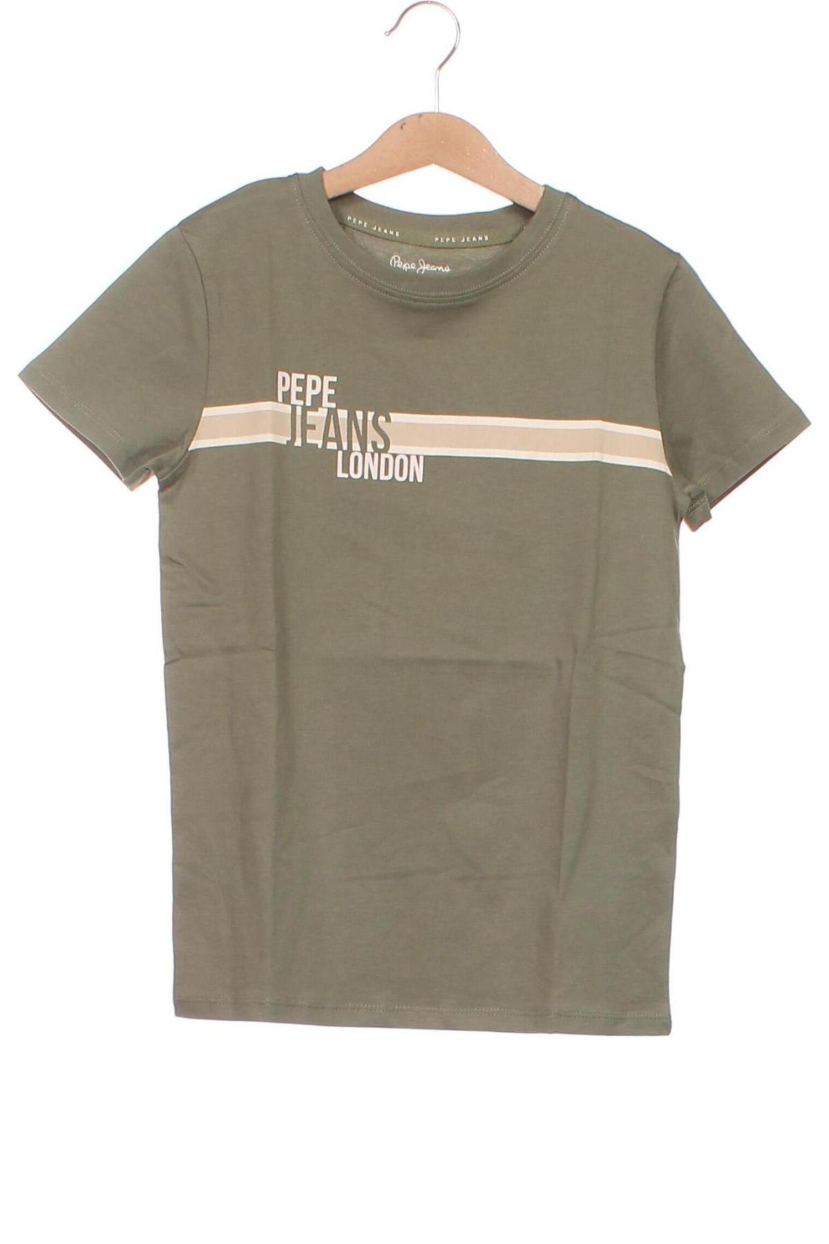 Tricou pentru copii Pepe Jeans, Mărime 9-10y/ 140-146 cm, Culoare Verde, Preț 80,53 Lei