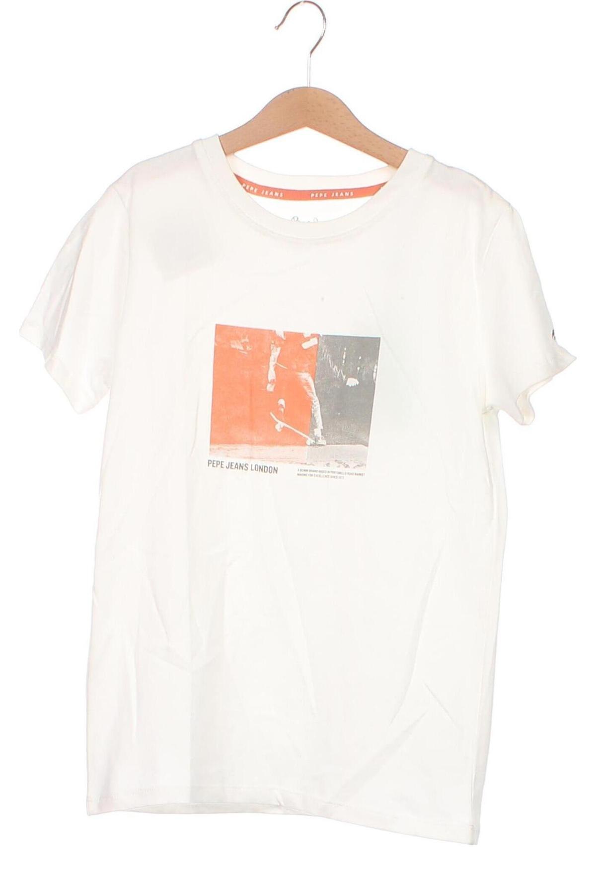 Παιδικό μπλουζάκι Pepe Jeans, Μέγεθος 9-10y/ 140-146 εκ., Χρώμα Λευκό, Τιμή 14,46 €