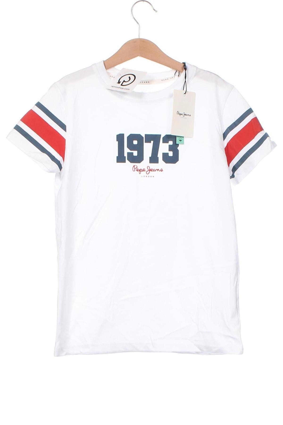 Детска тениска Pepe Jeans, Размер 9-10y/ 140-146 см, Цвят Бял, Цена 25,50 лв.