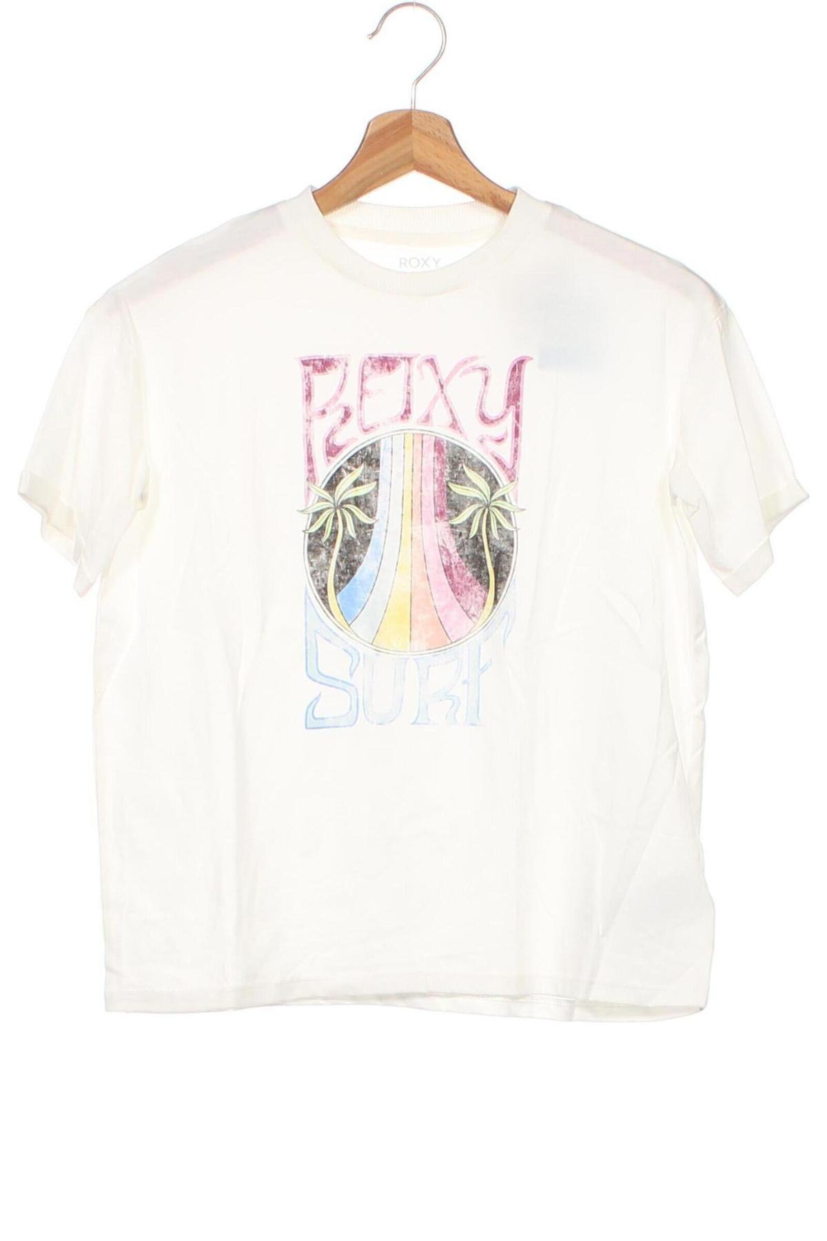 Kinder T-Shirt Roxy, Größe 9-10y/ 140-146 cm, Farbe Weiß, Preis 17,01 €