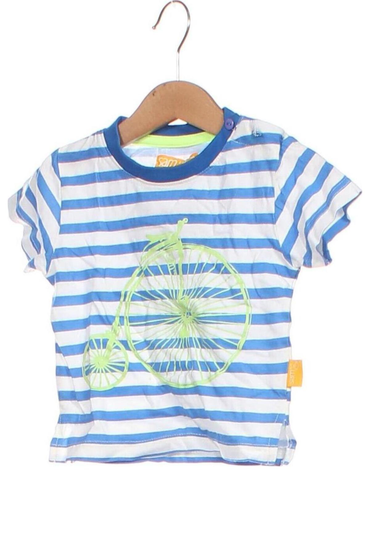 Детска тениска Sam, Размер 9-12m/ 74-80 см, Цвят Многоцветен, Цена 5,63 лв.