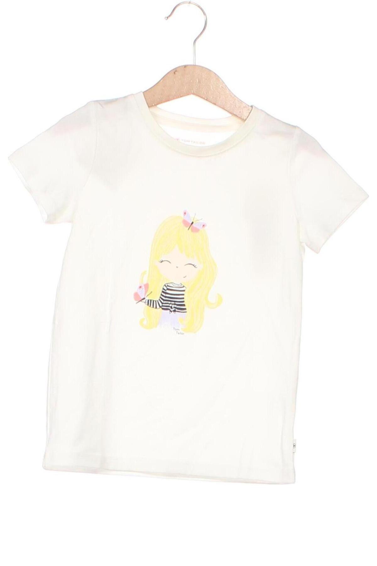Dětské tričko  Tom Tailor, Velikost 3-4y/ 104-110 cm, Barva Bílá, Cena  478,00 Kč