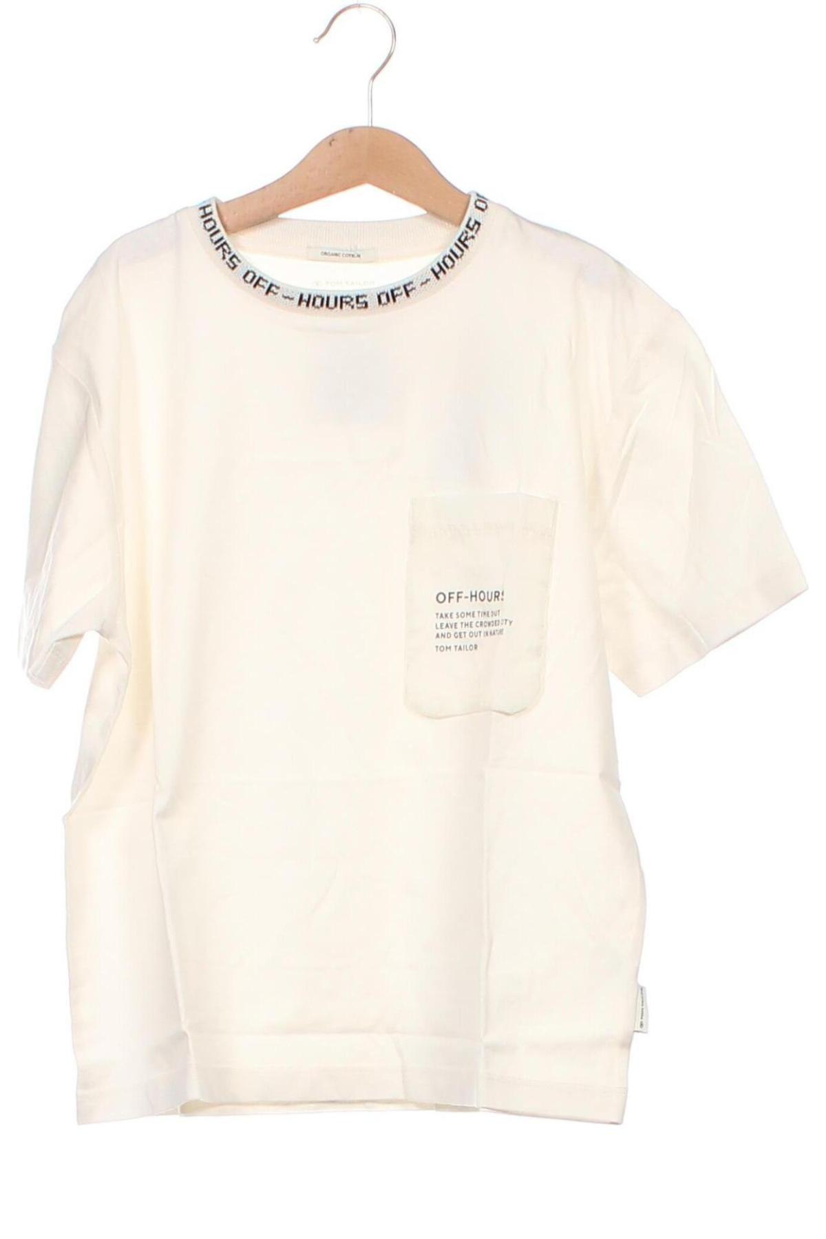 Kinder T-Shirt Tom Tailor, Größe 11-12y/ 152-158 cm, Farbe Weiß, Preis € 17,01
