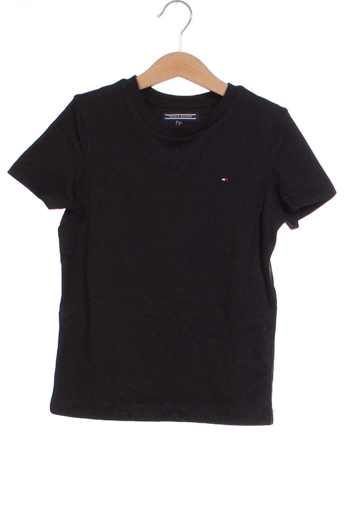 Детска тениска Tommy Hilfiger, Размер 5-6y/ 116-122 см, Цвят Черен, Цена 41,60 лв.