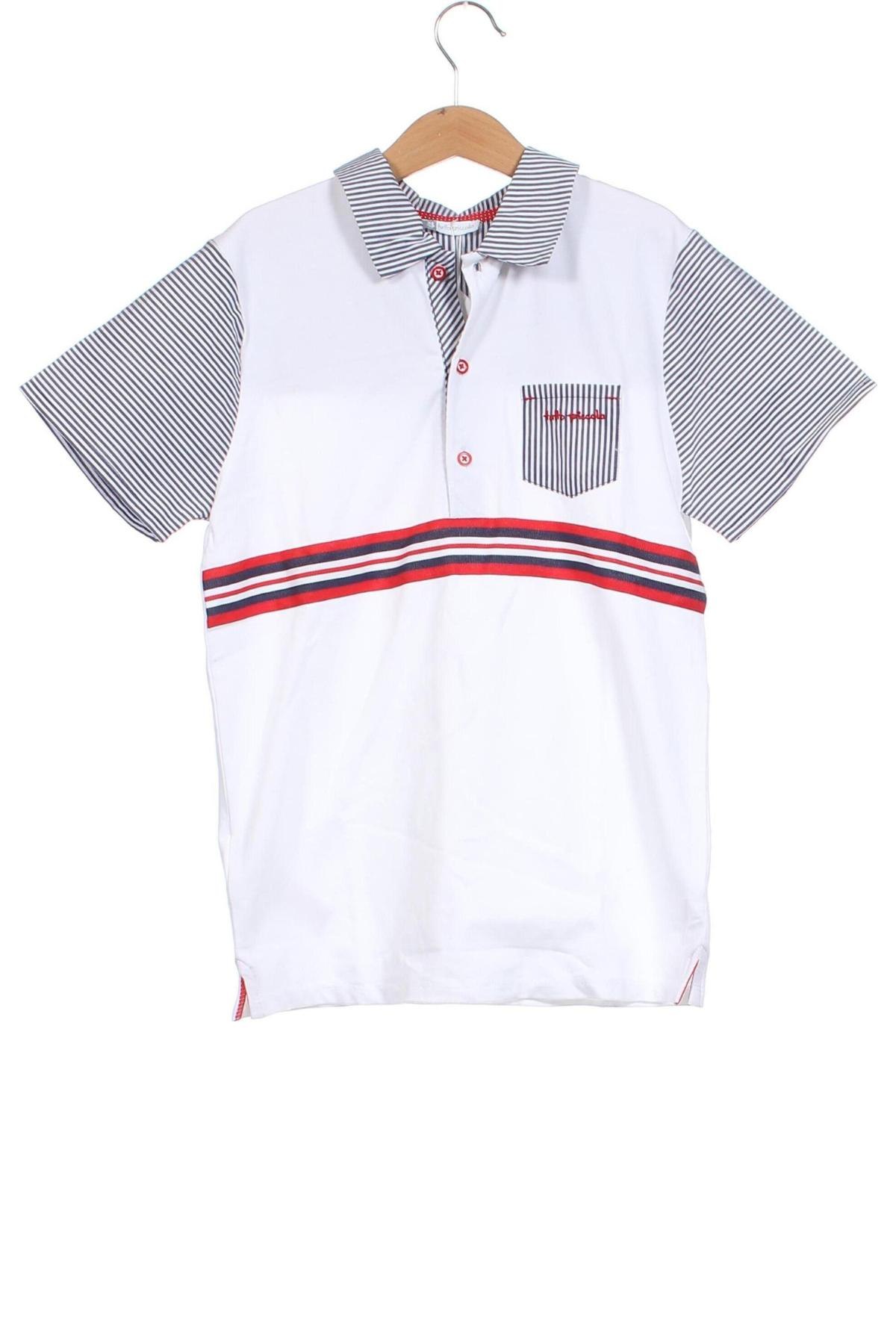 Dziecięcy T-shirt Tutto Piccolo, Rozmiar 11-12y/ 152-158 cm, Kolor Biały, Cena 61,17 zł