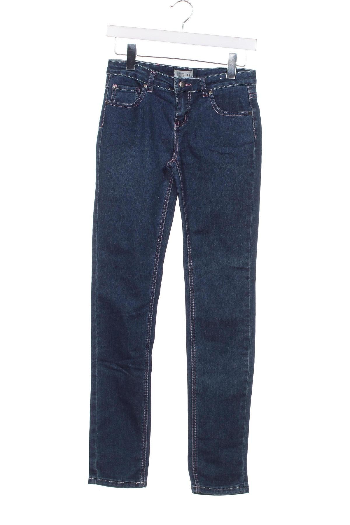 Kinderjeans, Größe 14-15y/ 168-170 cm, Farbe Blau, Preis 9,60 €