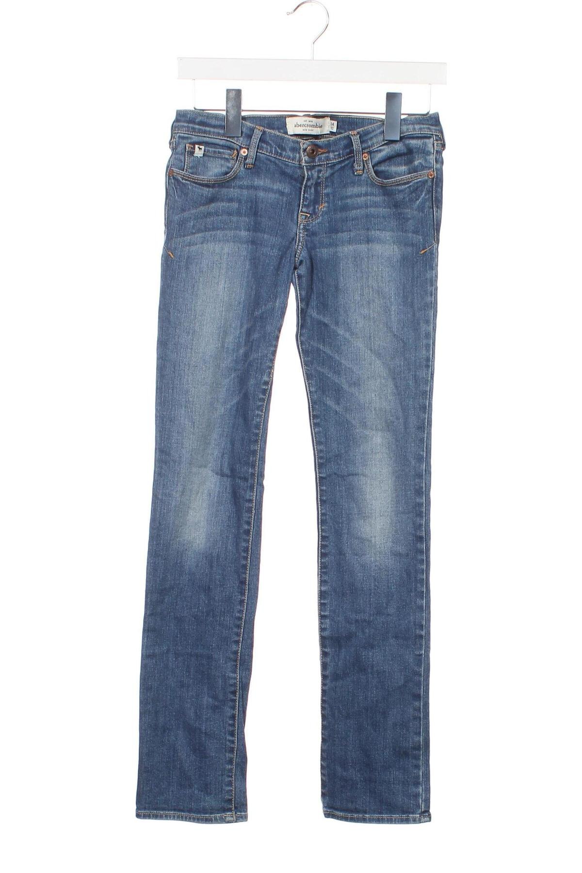 Kinderjeans Abercrombie & Fitch, Größe 13-14y/ 164-168 cm, Farbe Blau, Preis 13,49 €