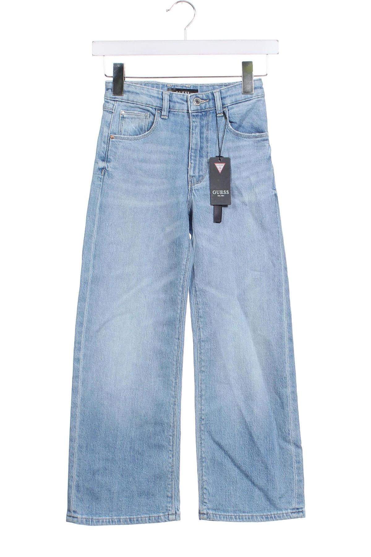 Dziecięce jeansy Guess, Rozmiar 8-9y/ 134-140 cm, Kolor Niebieski, Cena 287,87 zł