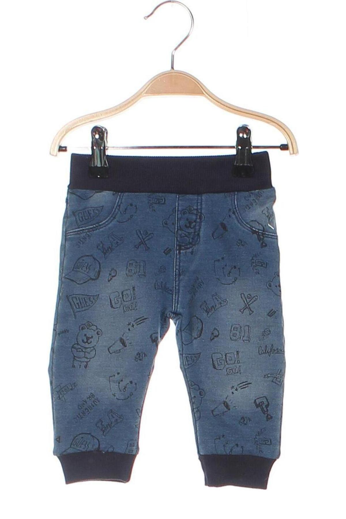 Dziecięce jeansy Guess, Rozmiar 3-6m/ 62-68 cm, Kolor Niebieski, Cena 74,85 zł