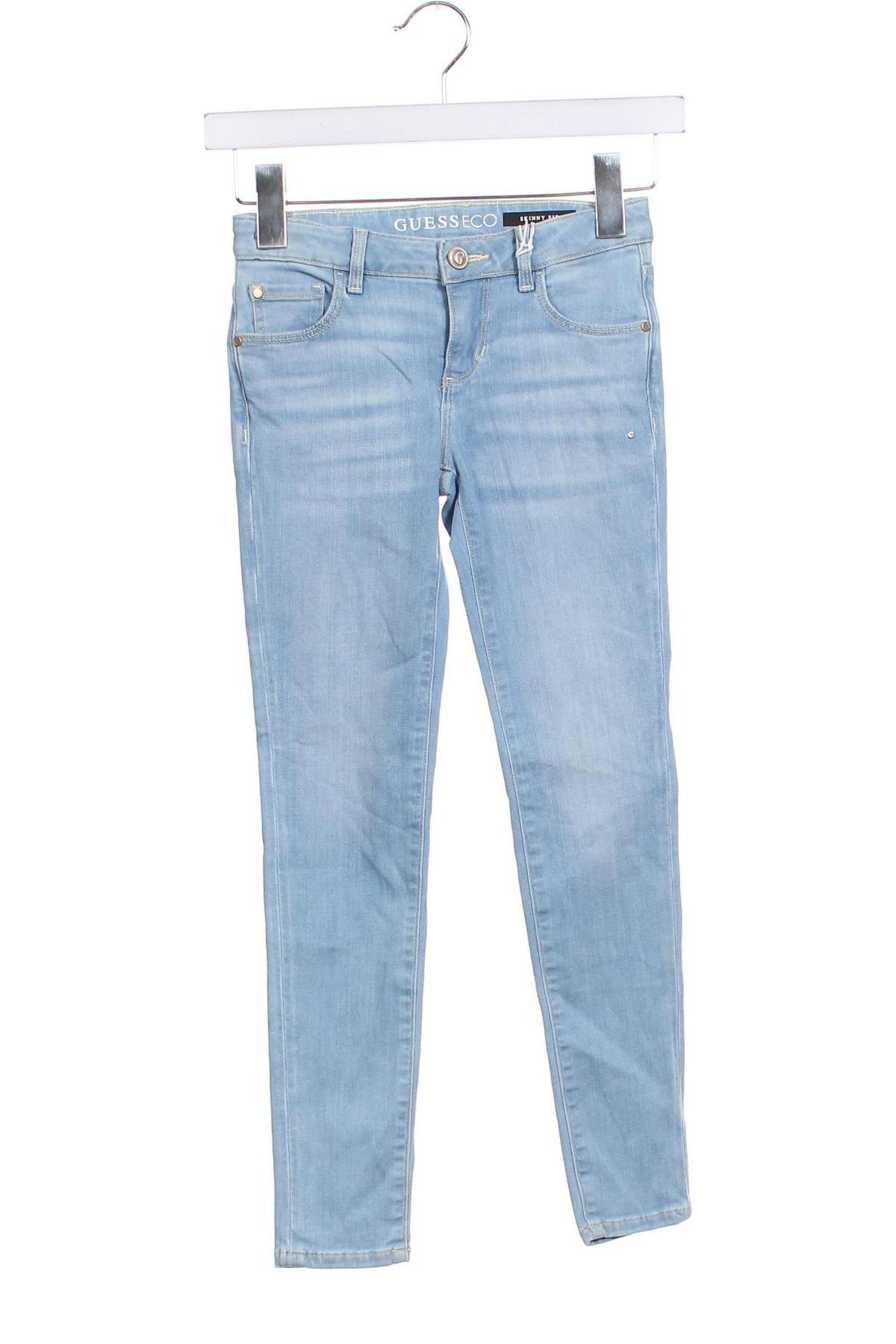 Dziecięce jeansy Guess, Rozmiar 7-8y/ 128-134 cm, Kolor Niebieski, Cena 95,00 zł
